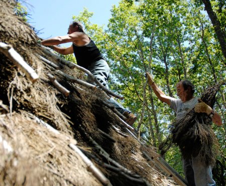 Maison Payrac is restored, preserving its original details